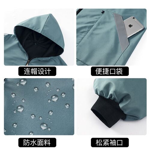 2024新款罩衣冬季加绒加厚男士围裙长袖防水防油工作服女厨房家用