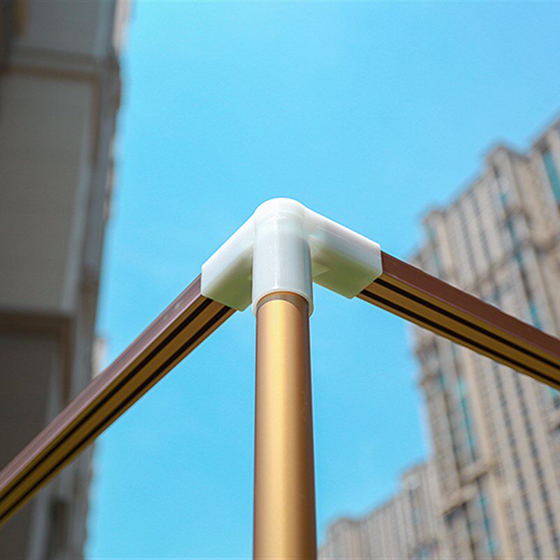 新款户外庭院茶寮帐篷蚊帐支架遮阳棚便携框架别墅打卡室外阳台