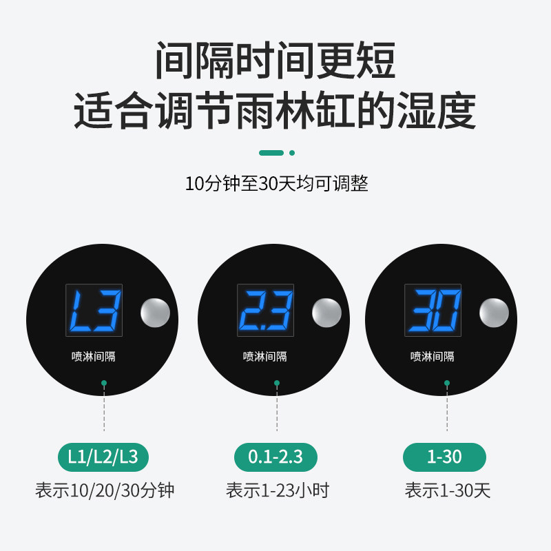 自动喷淋系统热带雨林生态缸智能定时浇水器阳台植物喷雾浇水造景