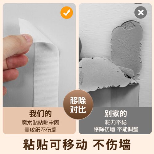 免打孔毛毡板相框组合 玄关照片墙DIY背景板 创意墙面展示软木留