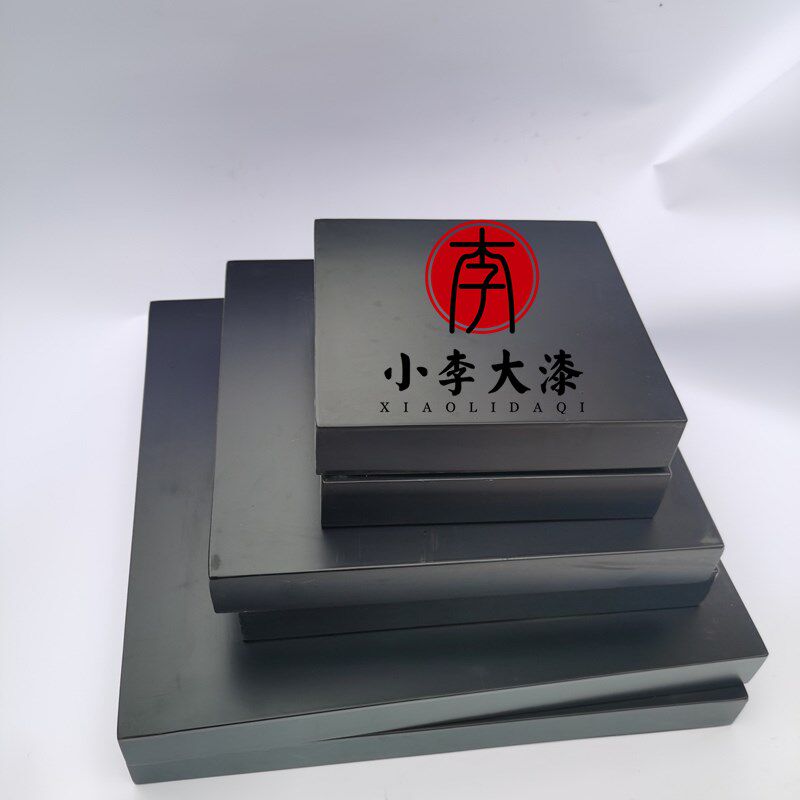 漆画材料生漆漆画板学生练习天然大漆画板磨漆画蛋壳画漆板