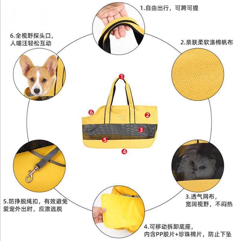 宠物外出包猫背包泰迪外出猫笼子狗包猫包手提便携笼袋子夏季包箱