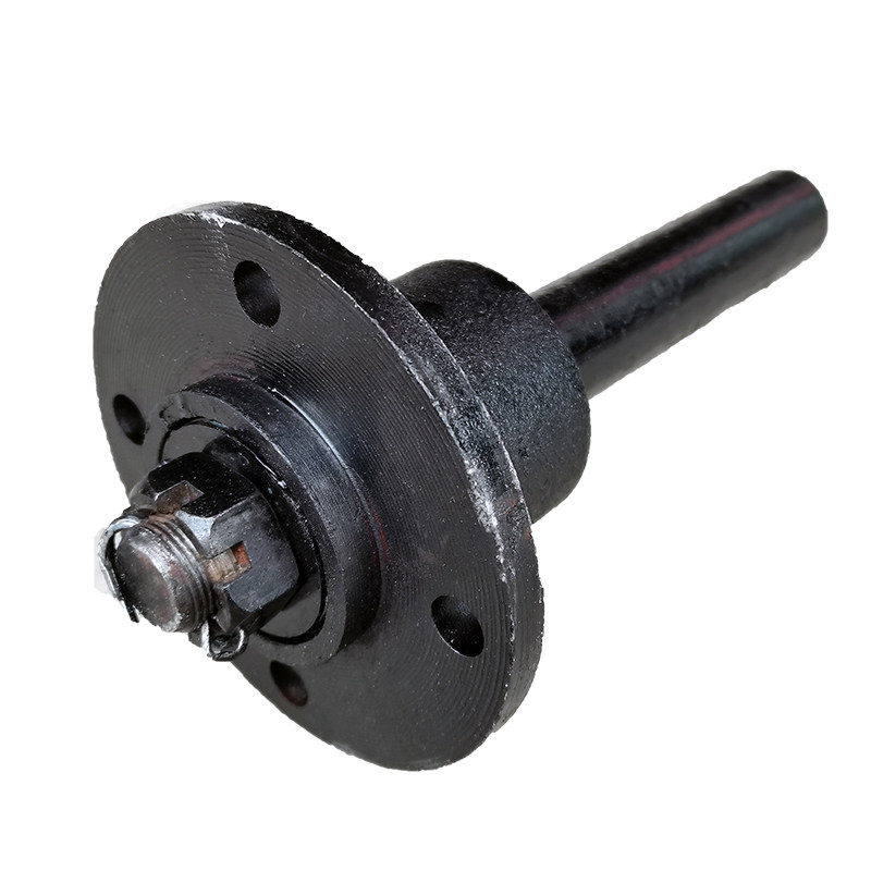 改装手推车拖挂平板车轮毂轴头 四孔63轮胎钢圈马车半轴配件