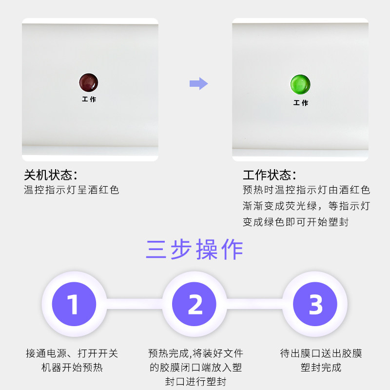 书昶A4塑封机相片过塑机办公家用过胶机文件热裱覆膜机小型压膜机