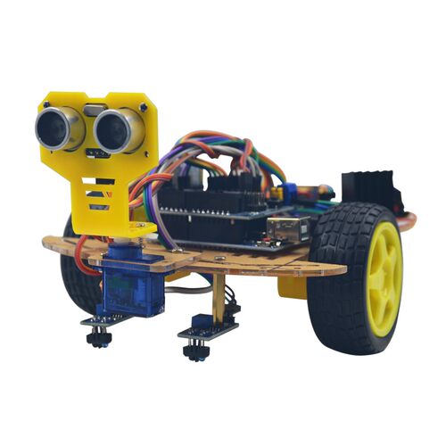 适用于Arduino智能小车蓝牙避障循迹遥控图形化编程机器人diy套件