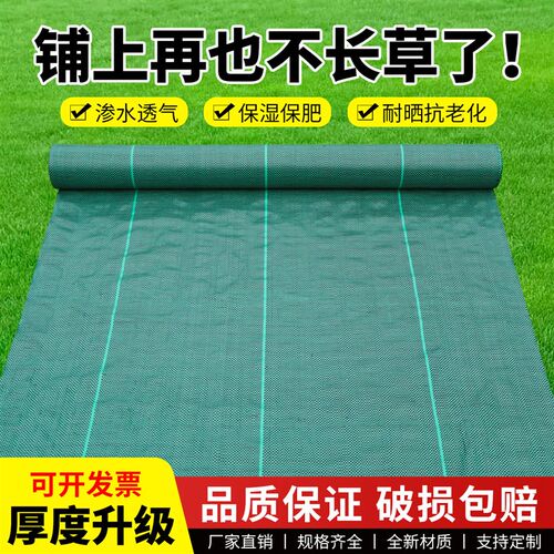 绿色防草布除草布耐用地钉新型地布果树专用厂家直销庭院农用