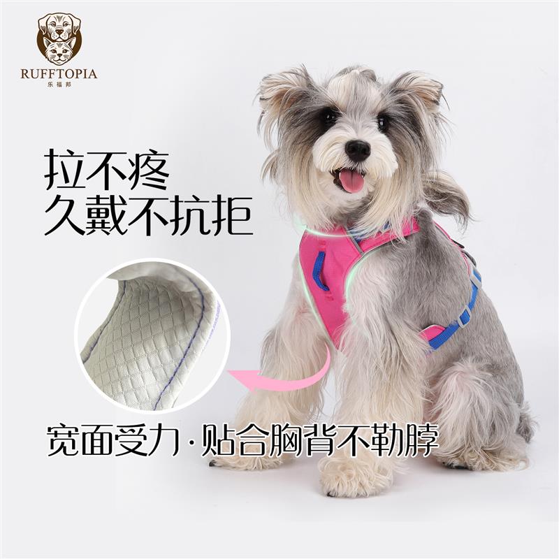 胸背小型犬工字型遛狗背心式宠物背带中大型犬外出柯基柴犬牵引绳图片