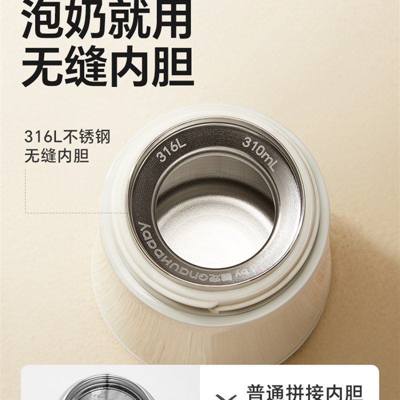 皇宠直饮保温牛奶杯1到3岁以上宝宝喝水杯儿童学饮吸管杯直饮奶瓶