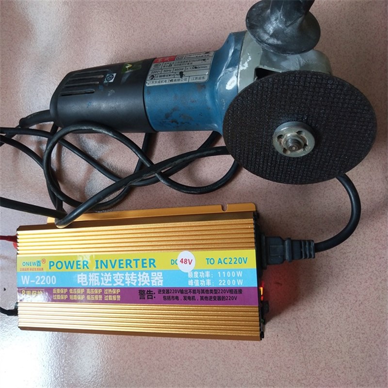 热销12v24v48v60v72v转220v逆变电器电瓶车电动车电源转换器