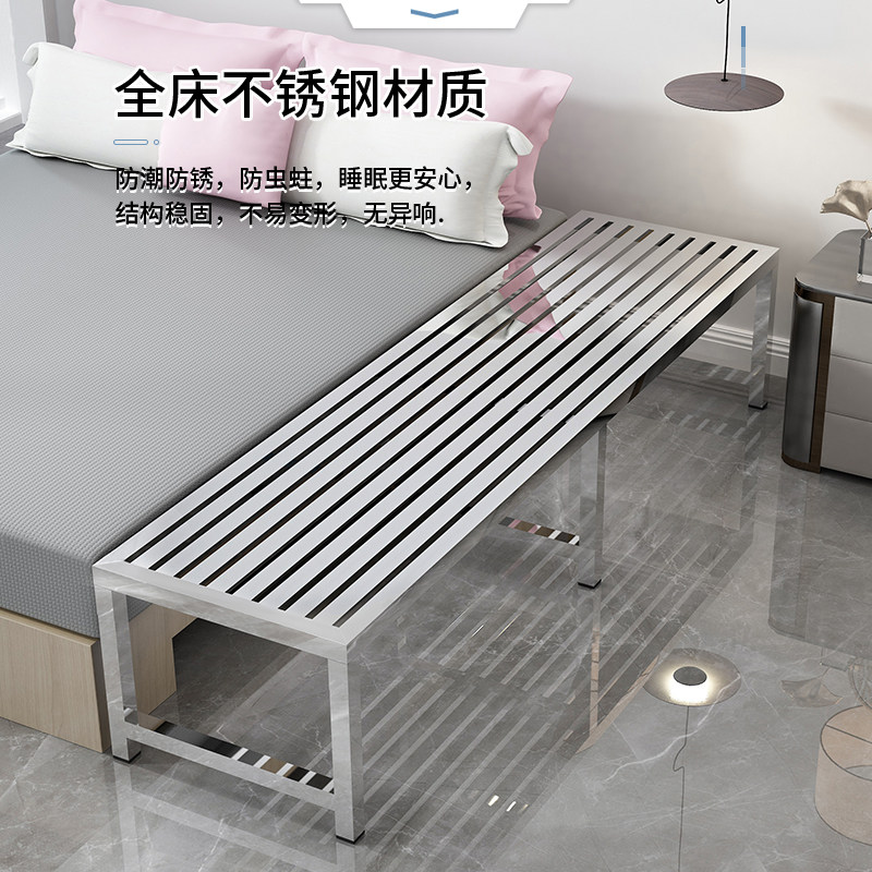 不锈钢拼接儿童床加长扩宽环保延边儿童边床可定制拆装加高护栏床