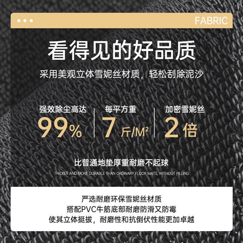 新款可定制商用店铺酒店门口迎宾地毯入户门地垫防滑垫进门脚垫