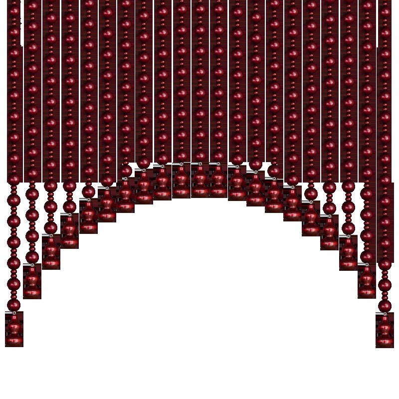 桃木葫芦珠帘免打孔门帘隔断玄关过道客厅卧室洗手间网红厕所帘子