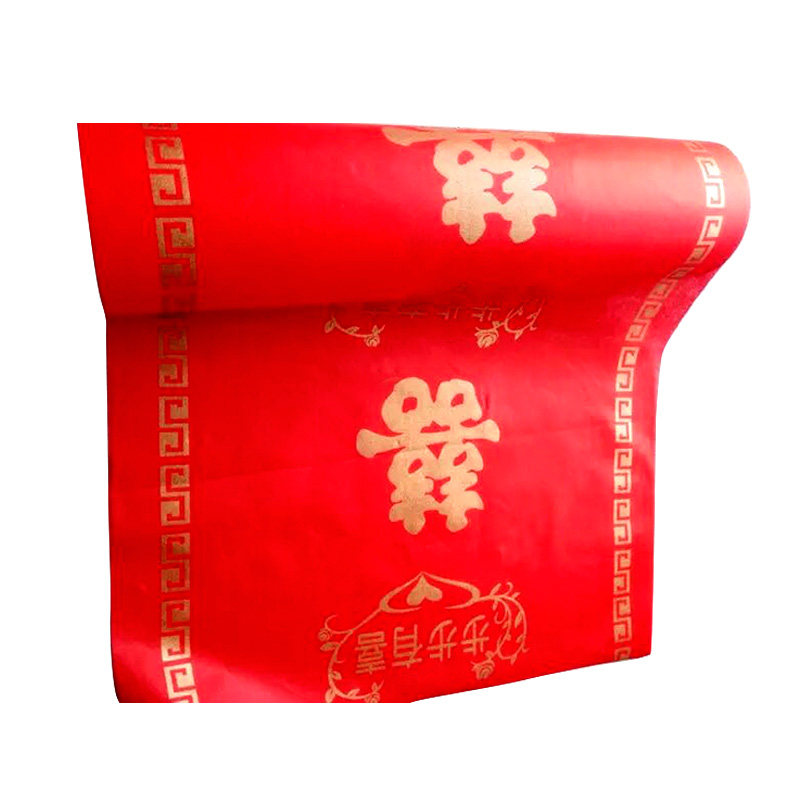 加厚防滑结婚婚庆喜庆红地毯一次性红色地毯开业婚礼庆典楼梯布置