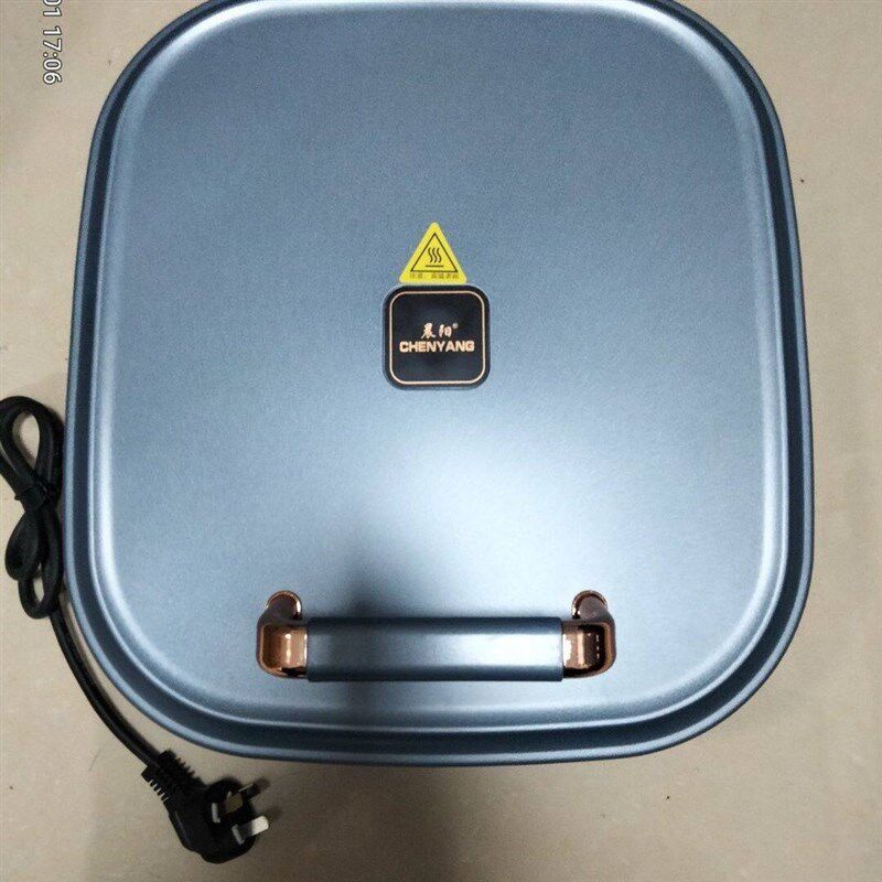 家用自动断电不锈钢悬浮式电饼铛 加深方型38cm适用商用