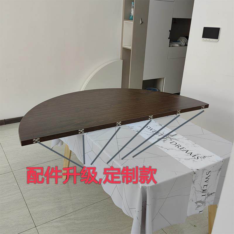 可摺叠圆桌面圆台面家用大桌面圆餐桌酒店会所临时加大加宽餐桌