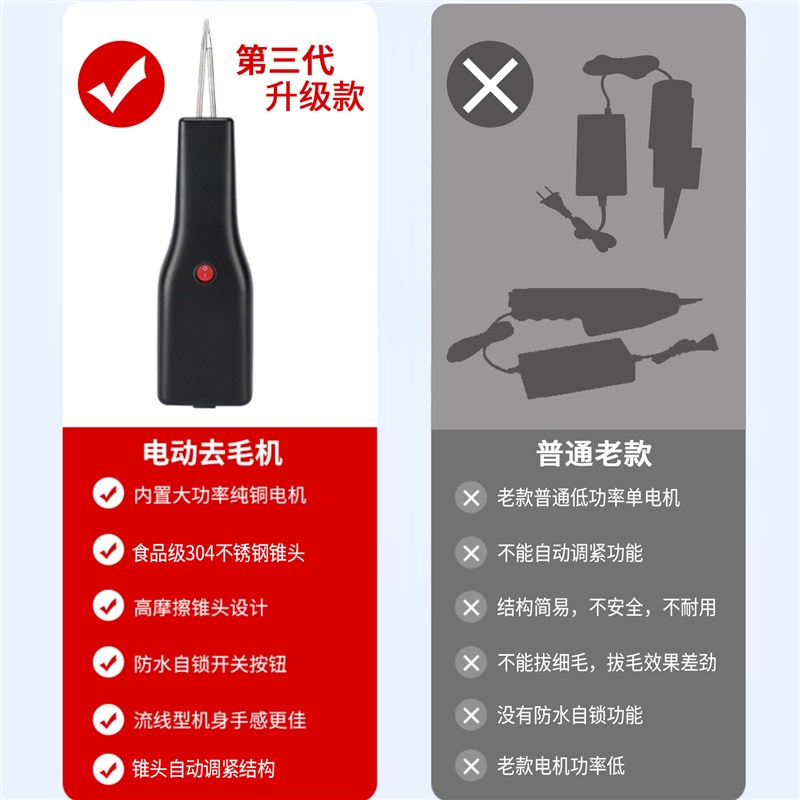 家禽自动拔毛机 鸡鸭电动脱毛机 可调式拔猪毛机商用