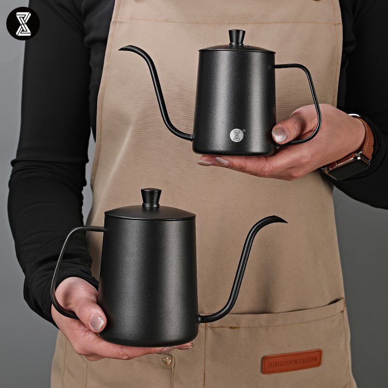 V60手冲咖啡壶套装家用挂耳细口壶304不锈钢细嘴咖啡器具长嘴壶