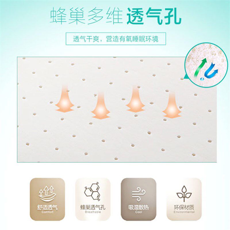 皇室天然乳胶床垫泰国原装进口橡胶垫1.5米1.8m床家用软垫官方店