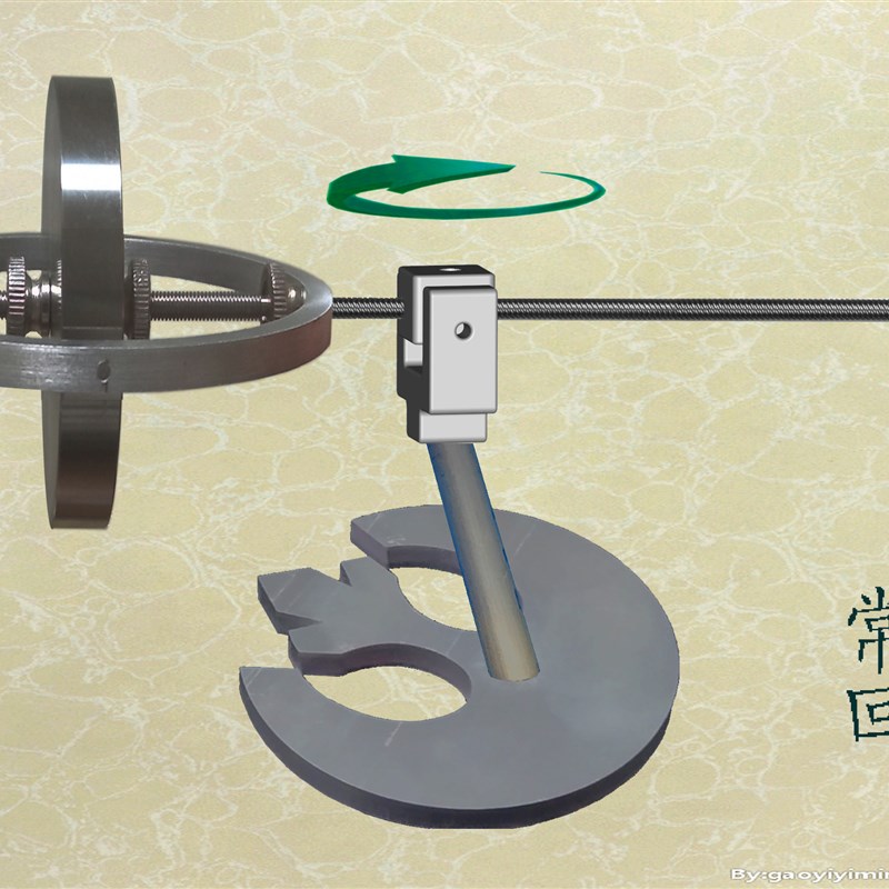 三轴陀螺仪指尖陀螺反重力平衡金属陀螺仪专业版教学器材