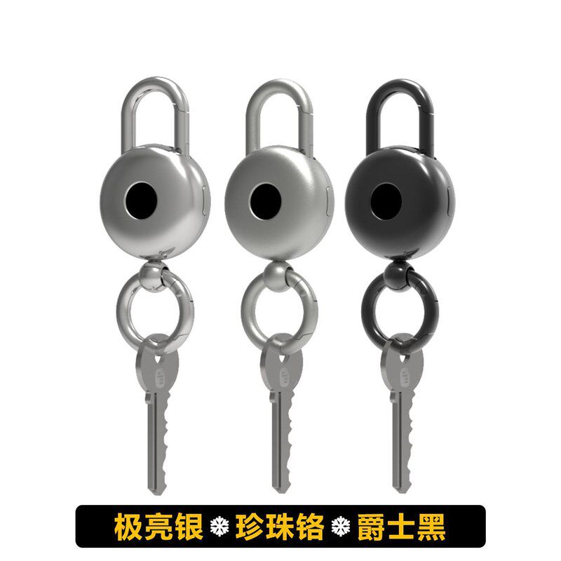 家用电子秤多功能迷你便携手提称金属简约个性防丢腰挂简约钥匙扣