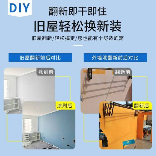 工程外墙乳胶漆防水耐久涂料防晒室外家用水泥墙面内墙乳胶漆