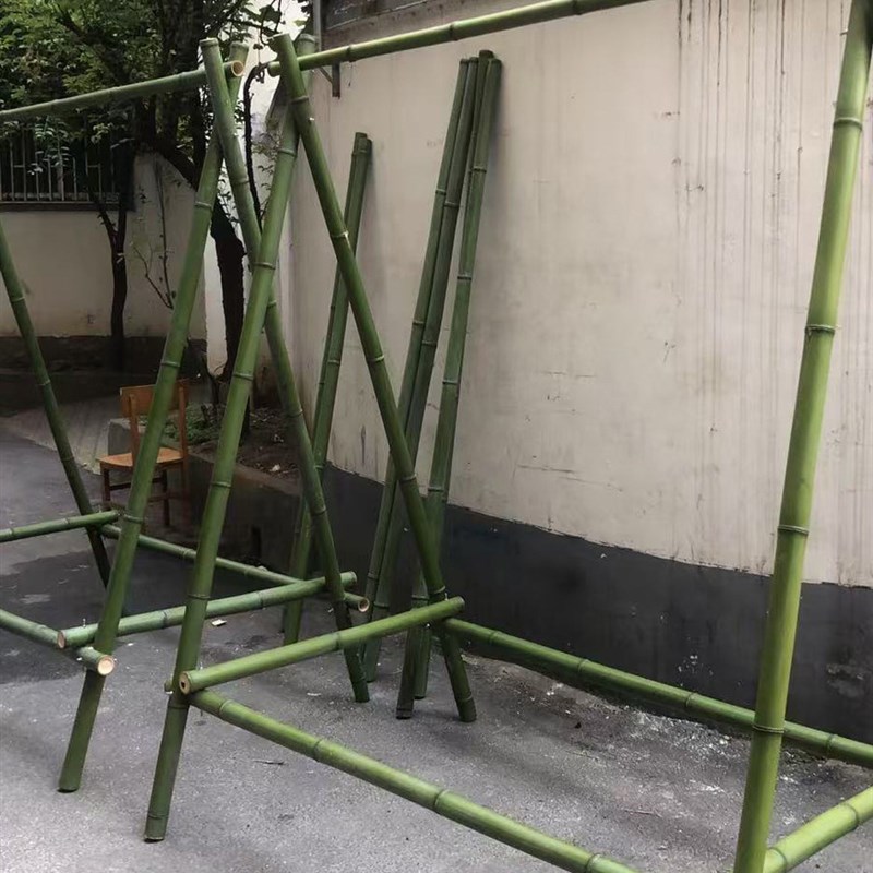 竹架子竹子竹架婚庆竹竿装饰住架迎宾架搭建竹筒花艺造景