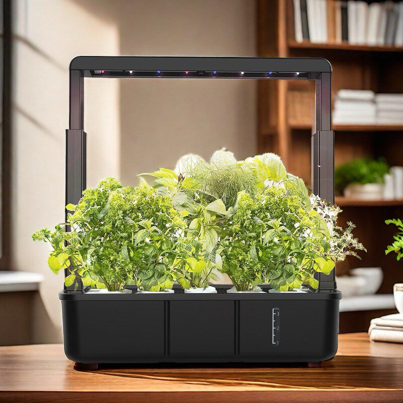 智能15孔水培种菜机 家庭无土水耕蔬菜栽培设备 室内种植花盆系统