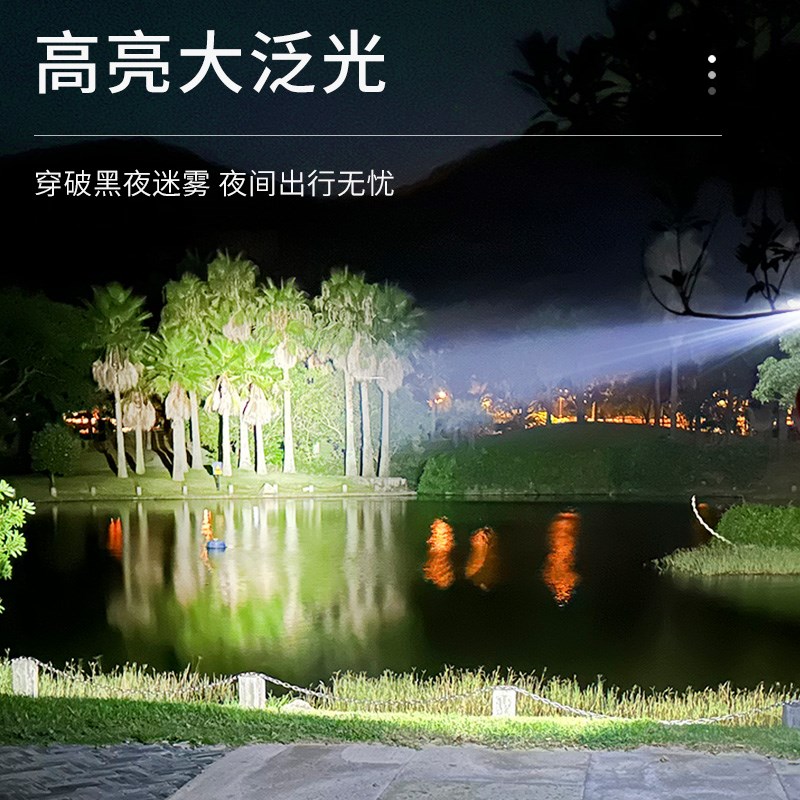 头灯钓鱼专用帽夹灯强光超亮感应可充电超长续航户外夜跑登山LED