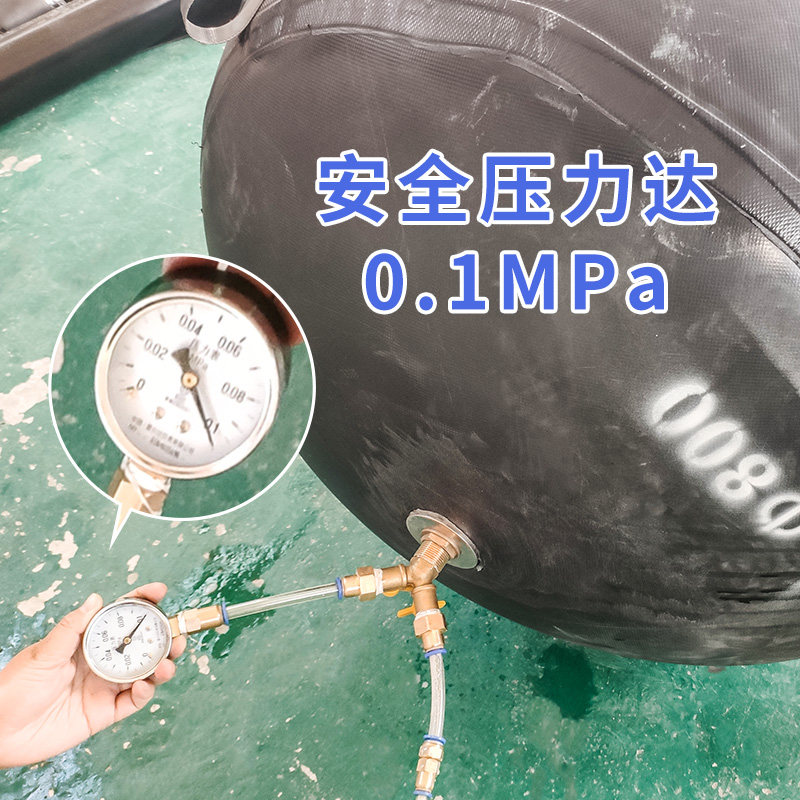 高压三层加厚封堵气囊橡胶堵水气囊闭水充气气囊污水管道封堵气囊