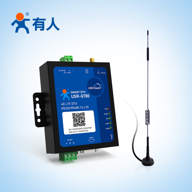 【有人】4g dtu模块485数据通讯gprs无线传输设备USR-G780V2