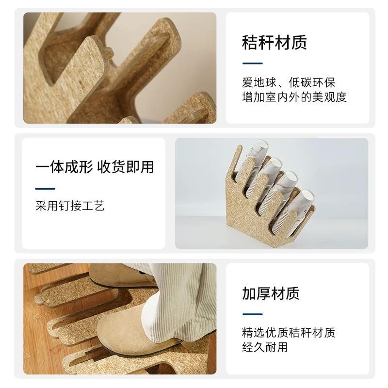 新升级秸秆纸杯架咖啡奶茶店杯子杯套收纳架纸巾吸管盒环保可定制