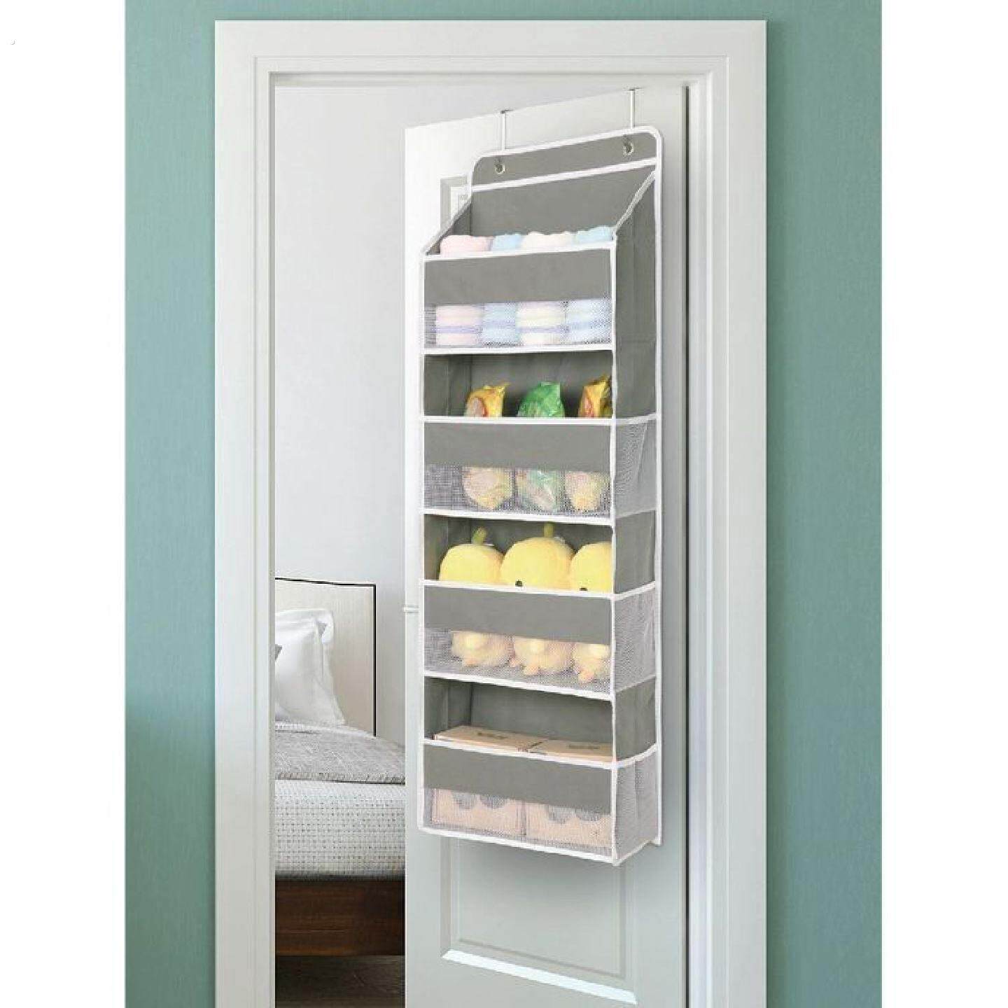 卧室门后置物架收纳挂袋衣柜侧边尿不湿收纳挂袋宿舍空间利用神器