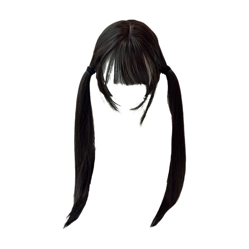 【少萝软妹】喵喵岛假发女黑茶色Lolita长直发自然学生甜美全头套
