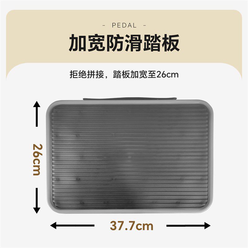 一步梯凳儿童家用便携脚踏台阶防滑折叠梯多功能登高加厚上车铁凳