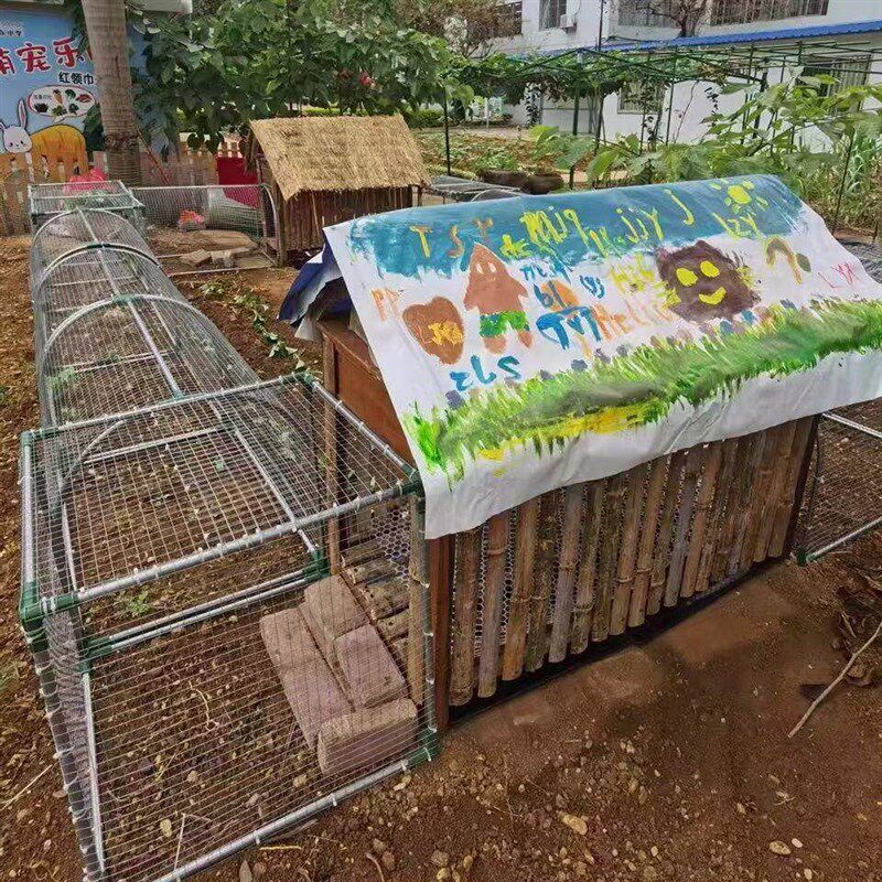 走地鸡笼跑道笼子散养鸡隧道笼户外新型鸡笼养殖笼铁丝网笼子室外