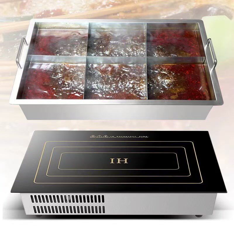 火乐宝长方形商用电磁炉大功率5000w串串关东煮麻辣烫专用电陶炉