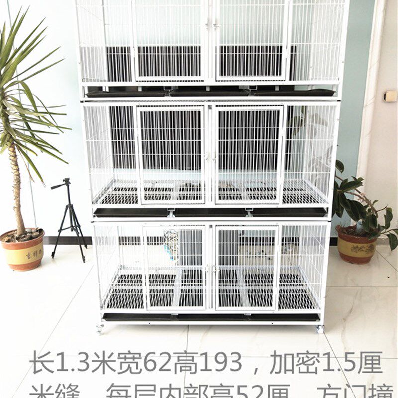 包邮猫狗通用大猫笼单层双层三层繁殖猫笼小狗笼鹦鹉笼鸽子笼八哥