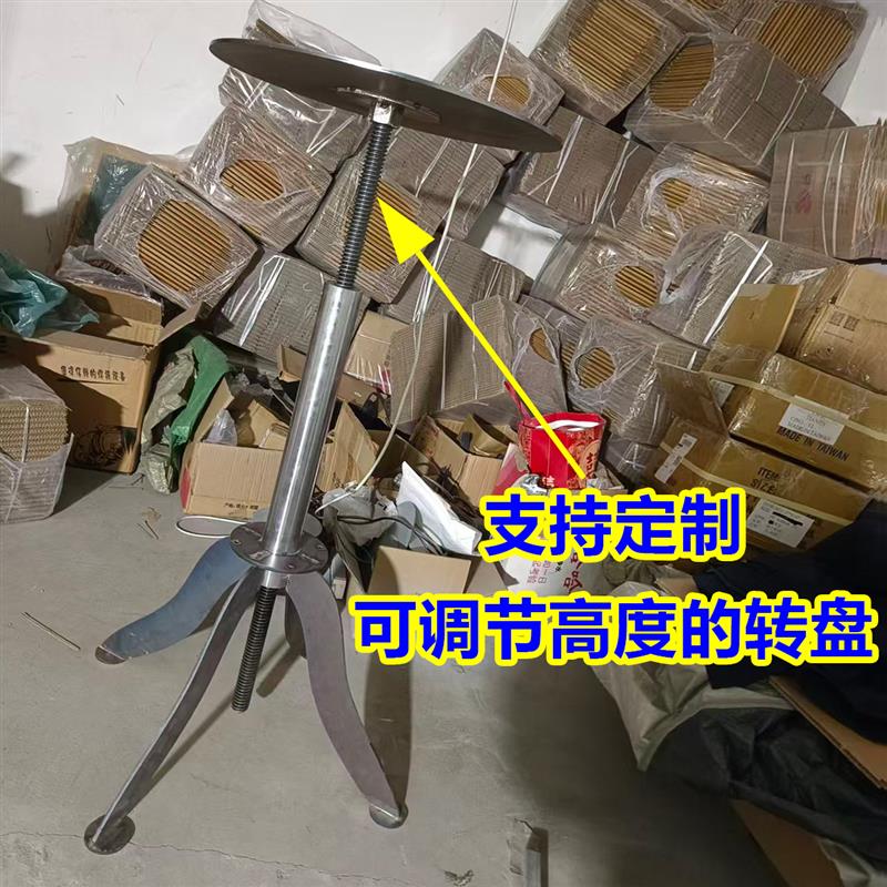 360度旋转工作台支持定制重型工业手动转盘底座打包盆景维修展示