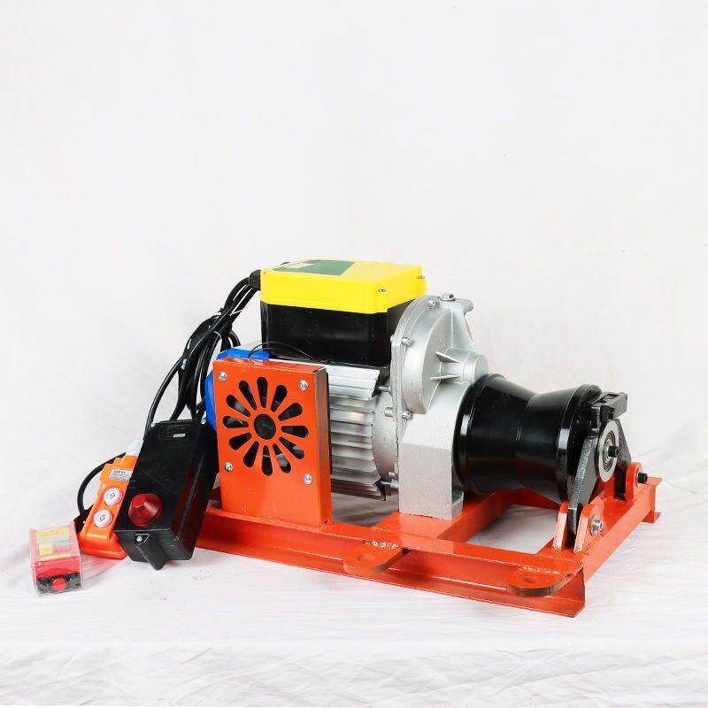 220v380v大功率电缆牵引绞磨机小型电动拉线电缆卷扬新款绞盘家用