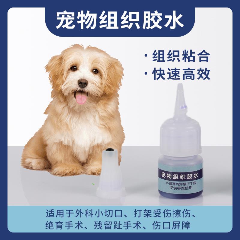 宠物组织胶水动物组织胶水宠物皮肤粘合剂氰基丙烯酸正丁酯液体胶