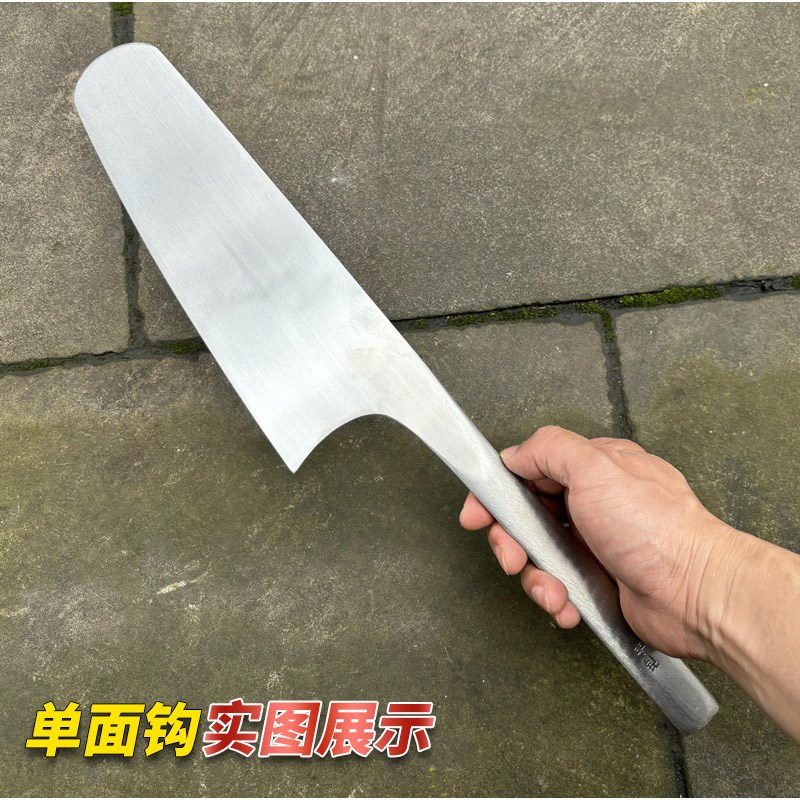 弹簧钢瓦刀不锈钢单面钩砌墙砖刀泥工瓦工砍砖头工具大单面泥瓦刀
