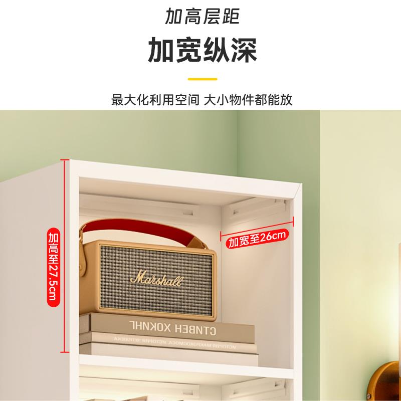 家用钢制书架落地多层夹缝转角书柜儿童卧室客厅书房铁艺置物架子