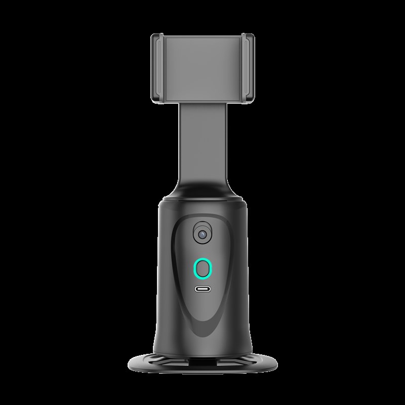 吉定Q9跟拍云台全自动开机可用相机手机补光灯通用三轴稳定跟踪器