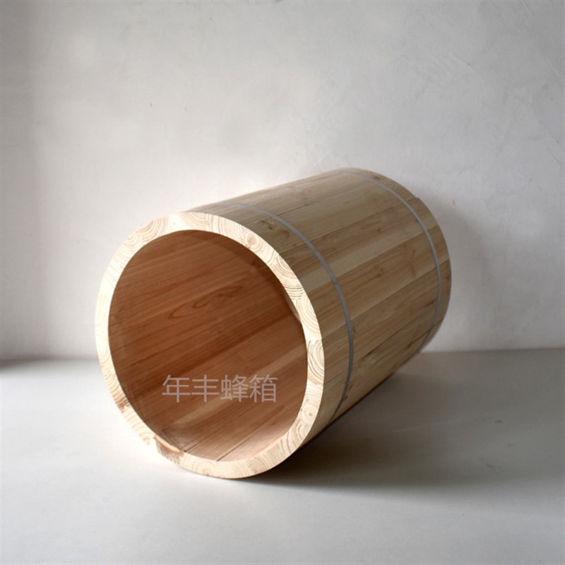 圆蜂箱直桶蜂桶杉木加大加高直桶蜂箱诱蜂桶招蜂箱养蜂箱圆桶蜂箱