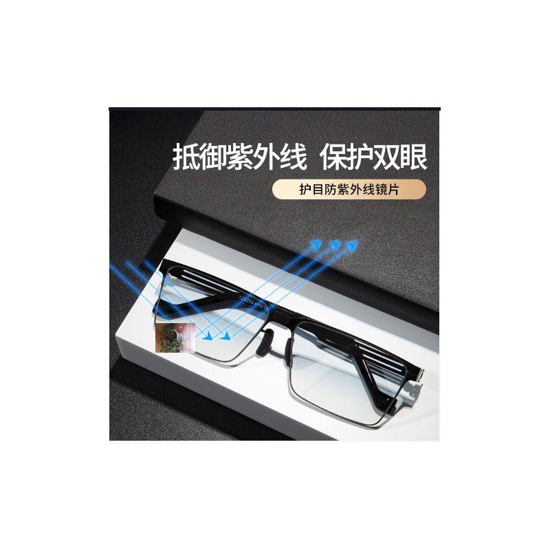 索途眼镜店2024感光变色太阳镜开车钓鱼清尼龙防紫外墨镜