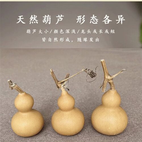 手工编织天然葫芦挂件文玩小葫芦养剑葫芦家居汽车挂件挂饰吊坠