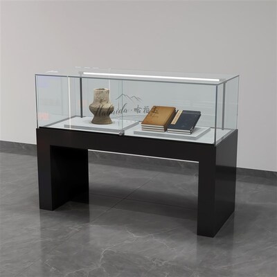 木质烤漆博物馆展示柜公司企业展厅样品陈列柜玻璃展柜饰品展示柜