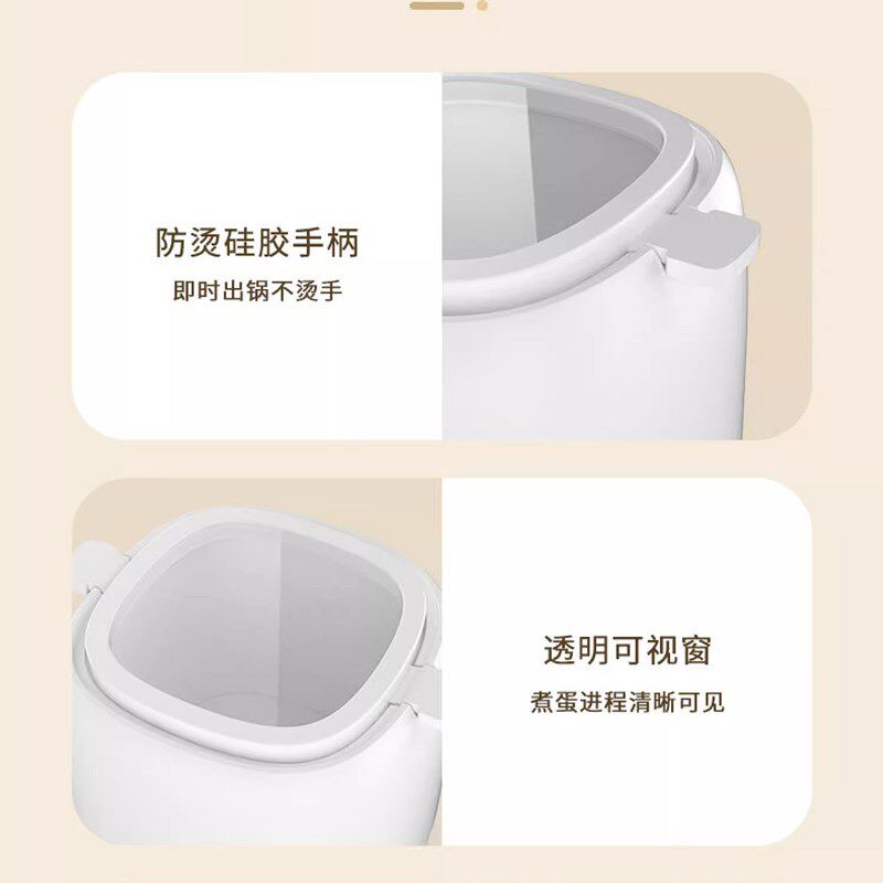110V220V煮蛋器美英规台湾用迷你多功能蒸蛋器香港家用小型早餐机