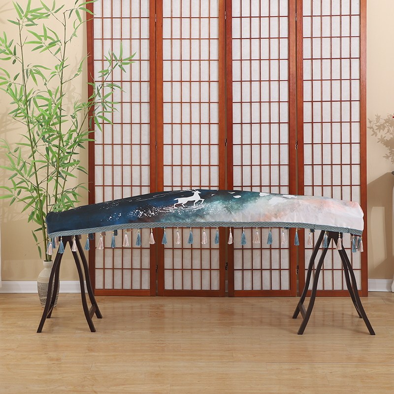 古筝罩防尘罩文艺高档印花中国风古筝罩加厚防尘S163S165cm通用款
