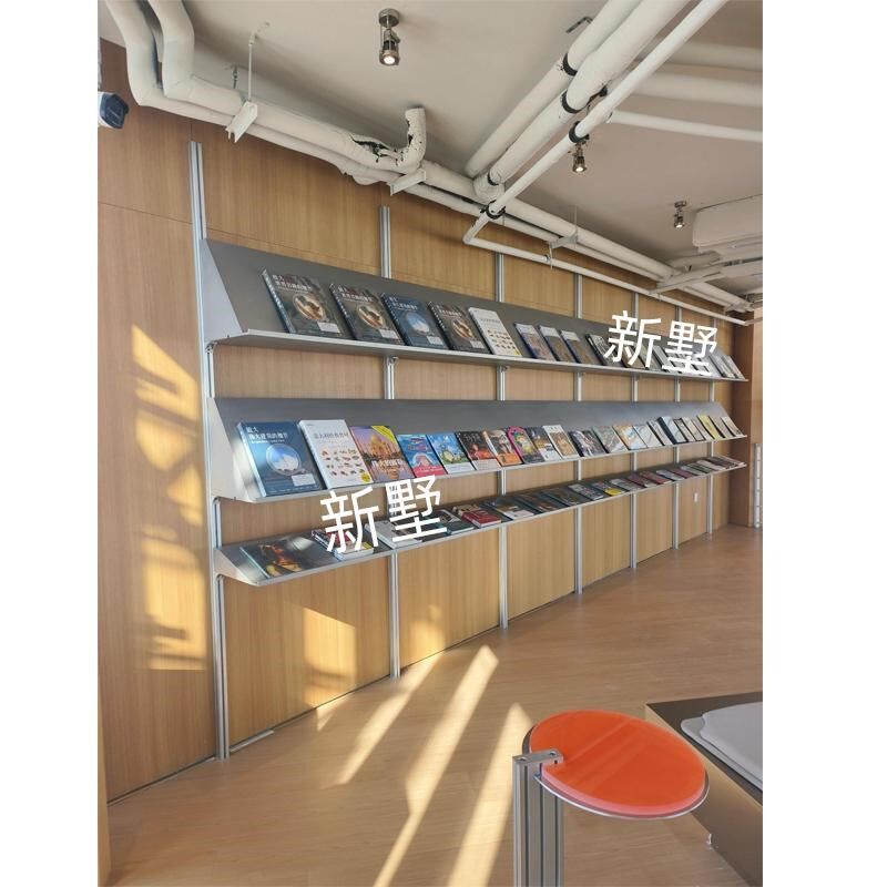 铝型材陈列书架展示壁式图片架画框架墙搁板画架壁架整理架收纳架